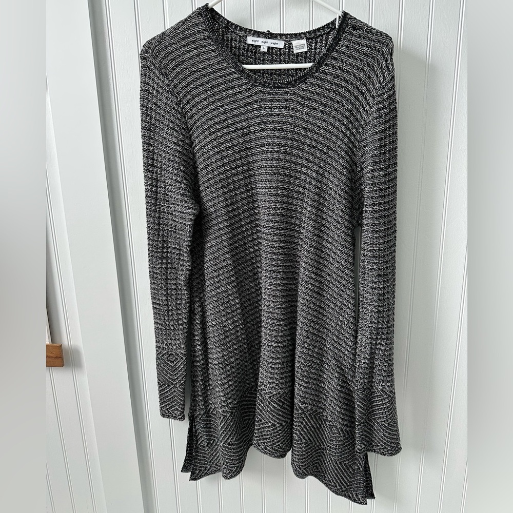 Eight eight eight asymmetrical black women’s sweater size L